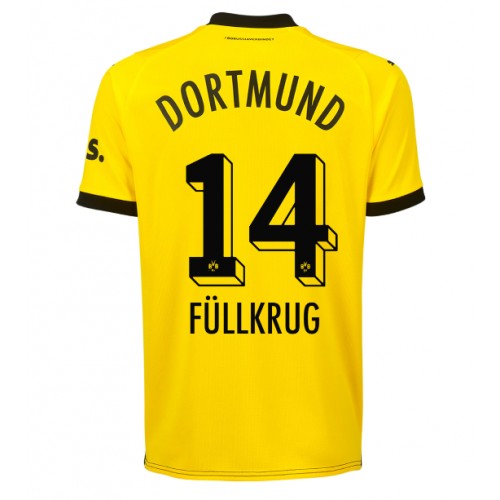 Pánský Fotbalový dres Borussia Dortmund Niclas Fullkrug #14 2023-24 Domácí Krátký Rukáv